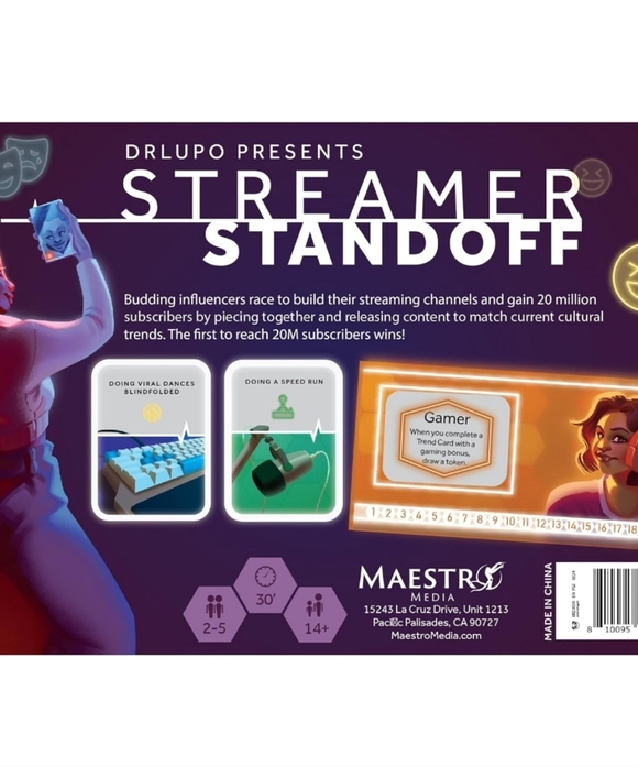 Streamer Standoff Board Game by - Blue - Picture 5 of 9